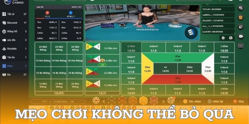 Mẹo chơi không thể bỏ qua