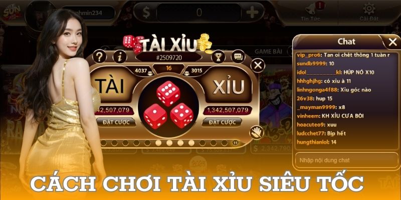 Cung cấp đầy đủ cách chơi tài xỉu siêu tốc tại SINWIN